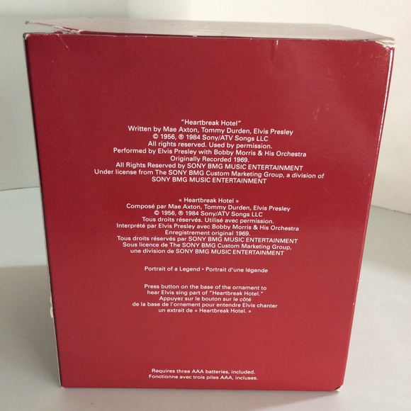 NIB Elvis Presley musical ornament collectible - Picture 11 of 13